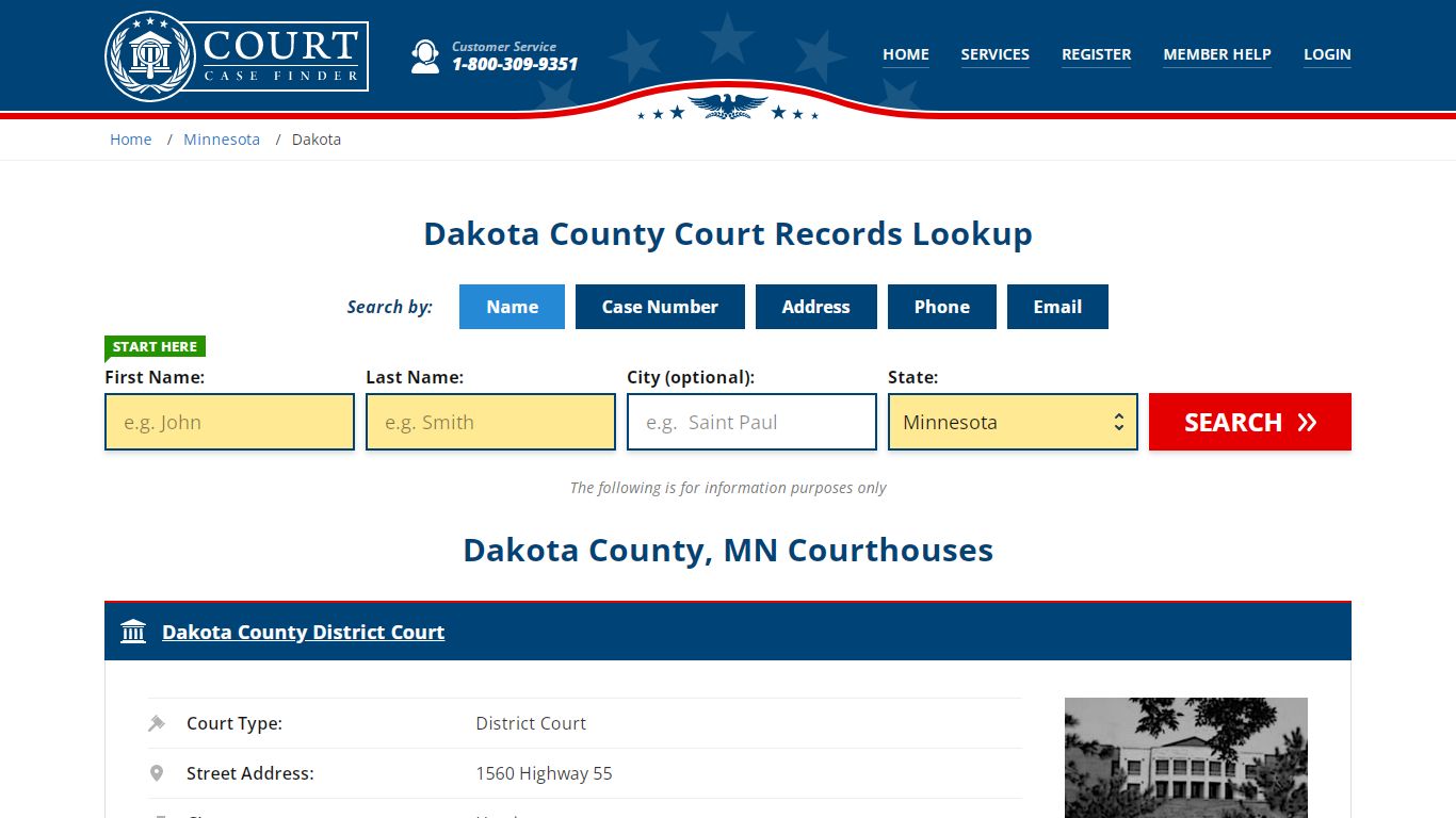 Dakota County Court Records | MN Case Lookup